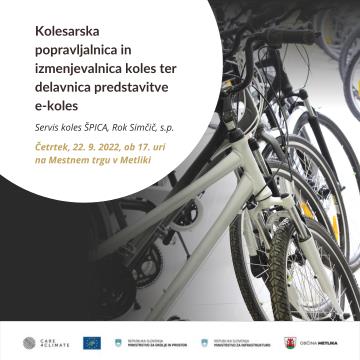 Kolesarska popravljalnica in izmenjevalnica koles ter delavnica predstavitve e-koles s Servisem koles Špica, Rok Simčič, s.p.