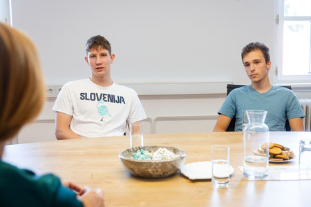 Sprejem: Bine Plut in Aleksander Jotanović