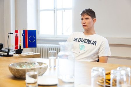 Sprejem: Bine Plut in Aleksander Jotanović